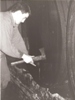 Historischer "Bierkeller" in der Steigstrae mit Hans Bader im Jahr 1985